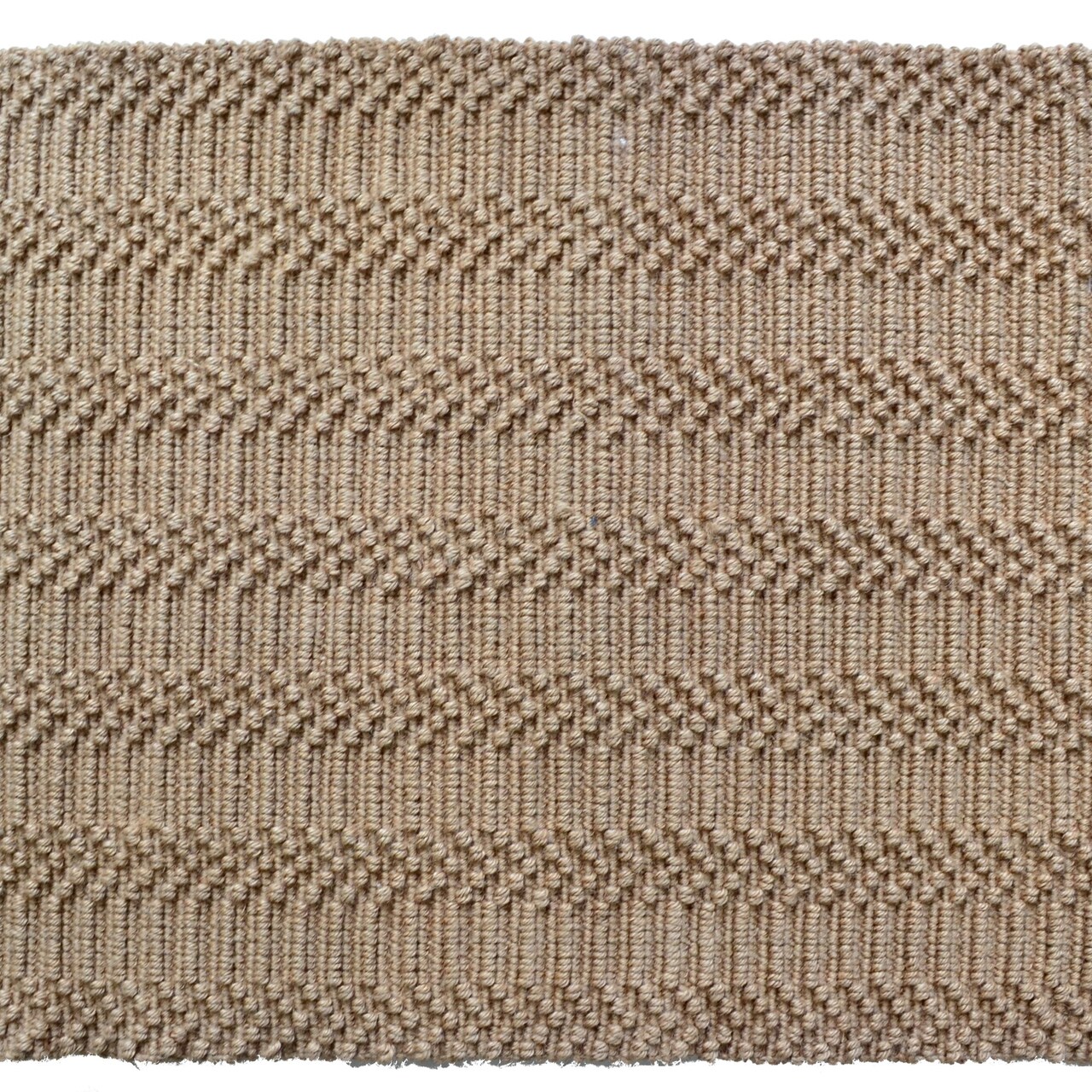 Edge Collections - 5' X 7' - Brown - Unique Hand Woven Abstract Jute Rug - 1 Piece